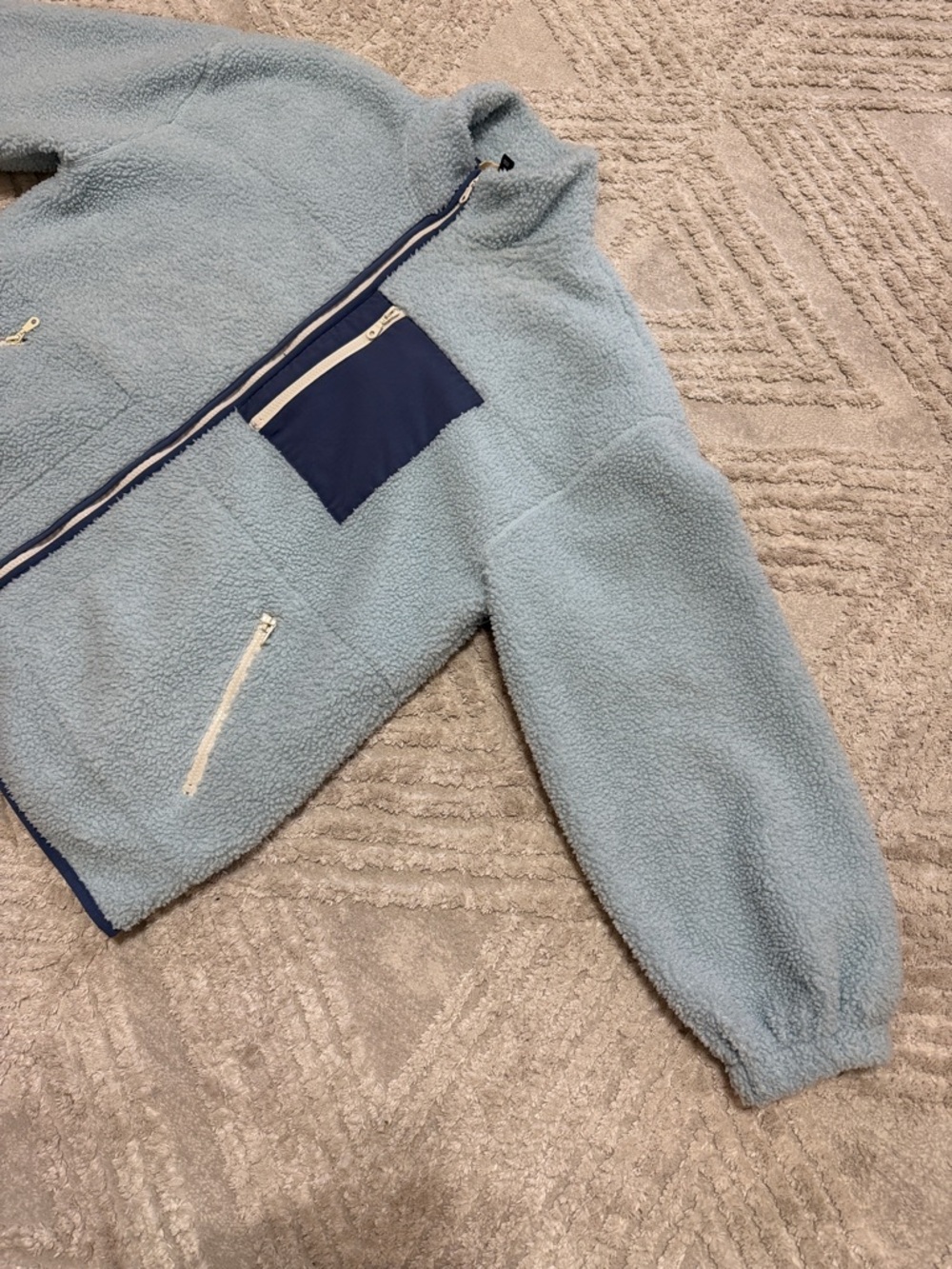 Universal Thread Fleece Zip Up Jacket - Picture 3 of 9
